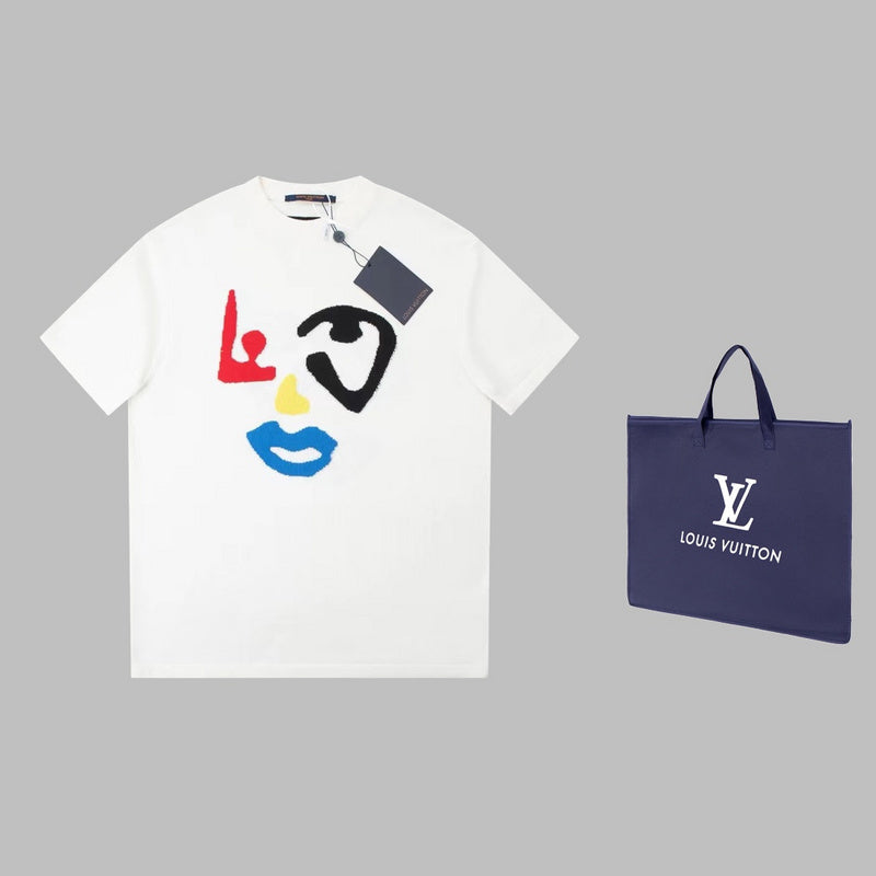 Front view of Louis Vuitton cotton t-shirt with relaxed-fit cut