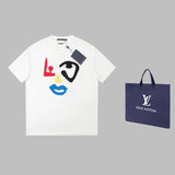 Front view of Louis Vuitton cotton t-shirt with relaxed-fit cut