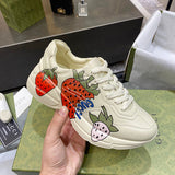 Gucci crisp white luxury sneakers view 11 everyday casual design