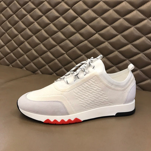 Hermès Nude High-Top Sneakers - Full Silhouette View