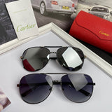 Angled view of Cartier unisex sunglasses