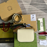 Front view of classic sleek women's handbag – women's designer-style accessory