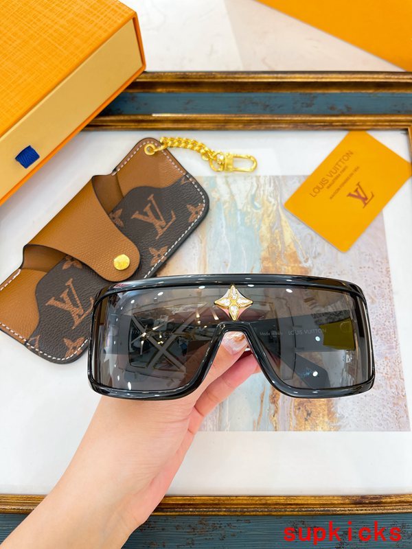 Angled view of Louis Vuitton unisex sunglasses