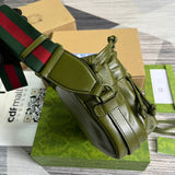 Top view of sleek modern women's handbag – women's designer-style accessory