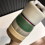 Gucci all-black luxury sneakers view 9 heritage-inspired look
