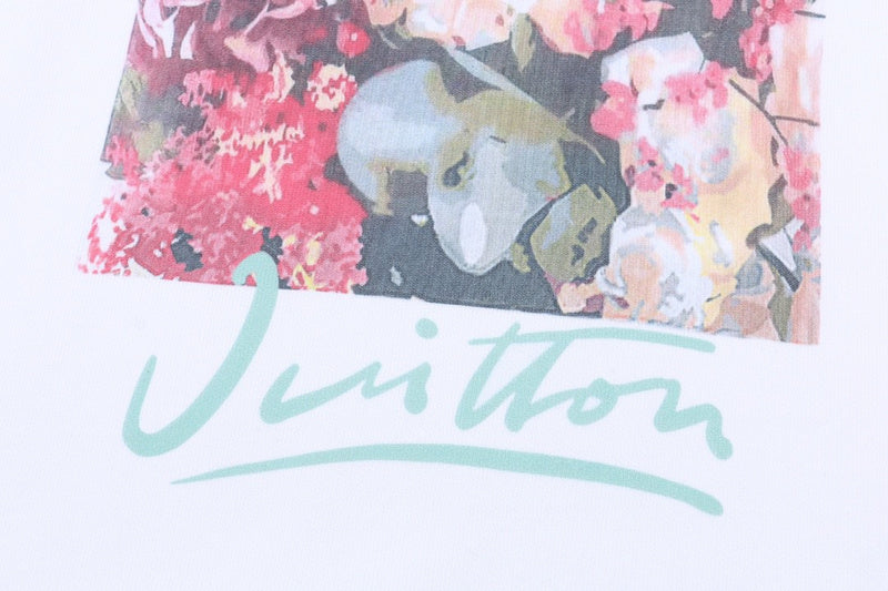 Front view of Louis Vuitton luxury clothing with streetwear-inspired cut