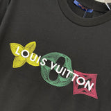 Flat lay presentation of Louis Vuitton cotton t-shirt with streetwear-inspired cut