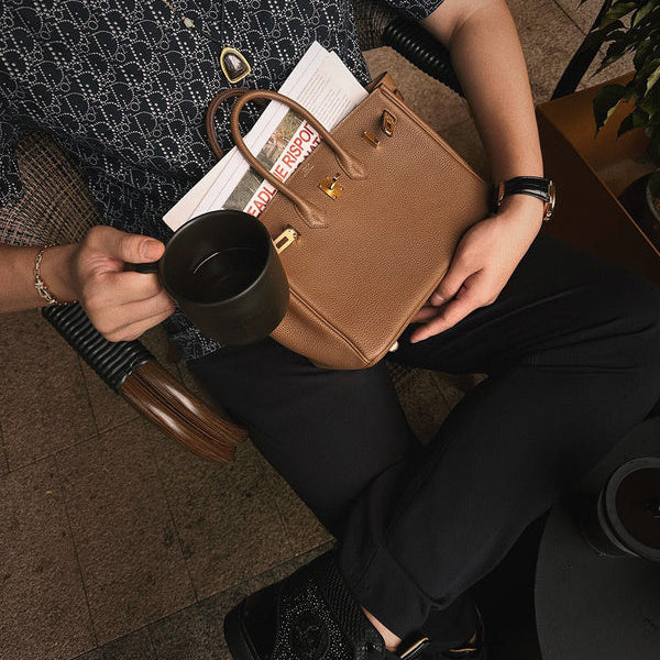 Balanced handbag styled for everyday wear