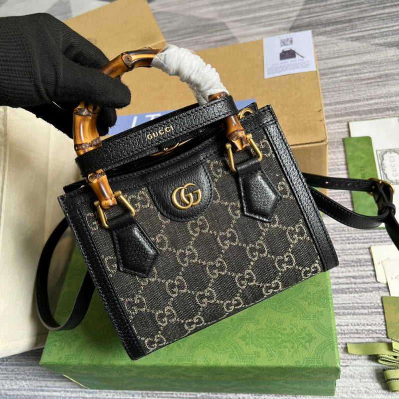 Handle and strap detail of chic polished women's handbag – women's statement bag