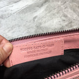 Sleek Premium PU Leather Handbag - Smooth Faux-Leather Exterior | Women's Luxury Handbag #891 - texture close-up (image 9) of designer-inspired handbag