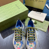 Gucci neutral cream luxury sneakers view 10 streetwear statement look