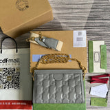 Front view of modern refined women's handbag – women's luxury handbag
