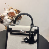 Close-up detail of effortless bag design