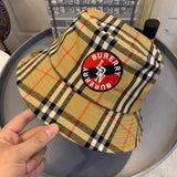 Side view of Burberry unisex cap