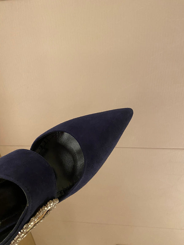 Louis Vuitton Grey Chelsea Boots - Close-Up Texture View