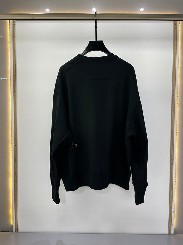 Close-up detail shot of Givenchy luxury clothing with contemporary cut