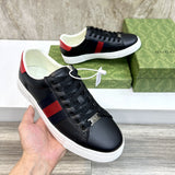 Gucci all-black luxury sneakers view 4 everyday casual design