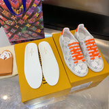 Close-up of Louis Vuitton shoes craftsmanship