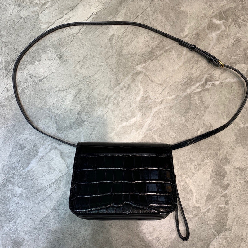 Timeless Faux Leather Handbag - Sleek Minimalist Lines | Women's Fashion Handbag #717 - close-up detail shot (image 3) of designer-inspired handbag