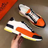 Hermes shoes Style 161 - front view, classic monogram styling