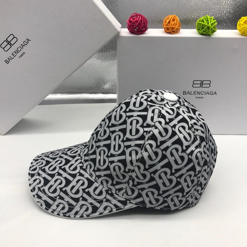 Angled view of Burberry unisex cap