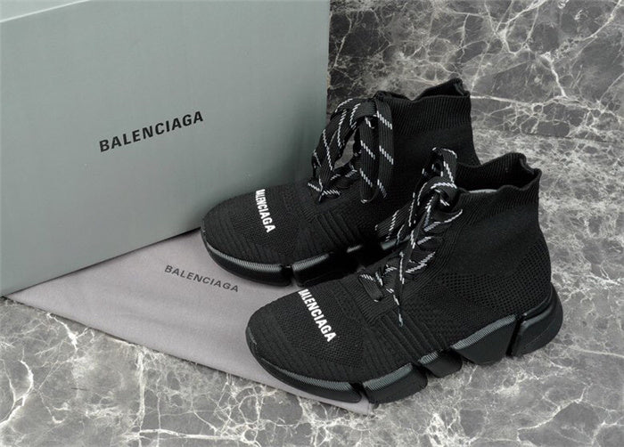 Balenciaga Beige Chelsea Boots - Heel Detail View