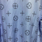 Front view of Louis Vuitton cotton t-shirt with signature branding