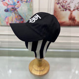 Front view of Burberry unisex cap