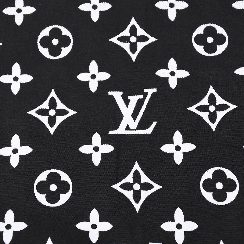 Close-up detail shot of Louis Vuitton luxury clothing with streetwear-inspired cut