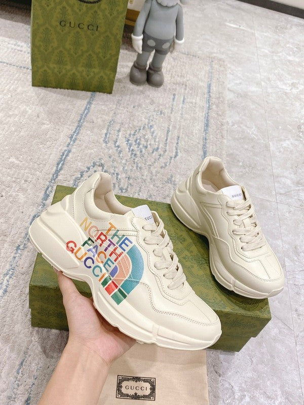 Gucci tonal black luxury sneakers view 6 premium leather build