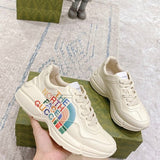 Gucci tonal black luxury sneakers view 6 premium leather build