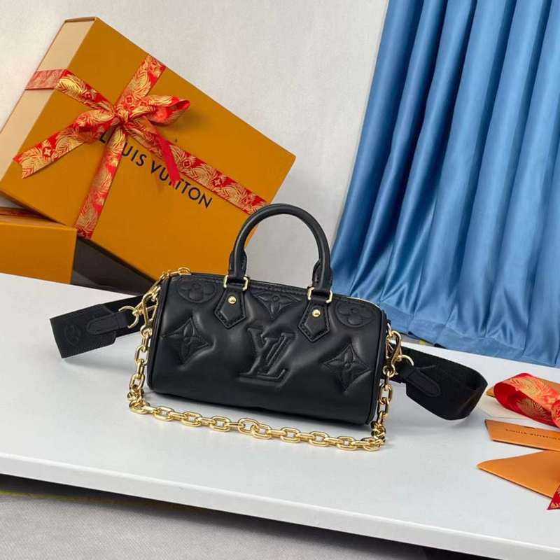 Side profile of sleek modern women's handbag – women's statement bag