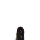Close-up of Floral bags hardware and fine stitching