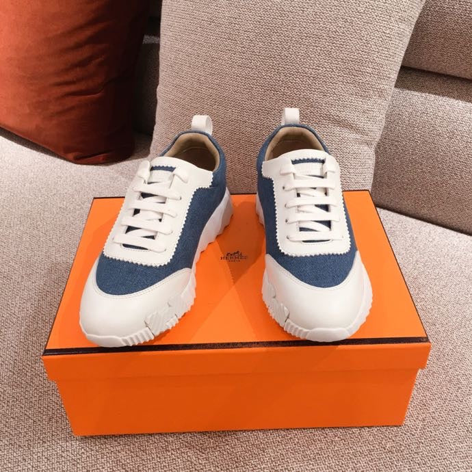 Hermes shoes Style 398 - top view showing design