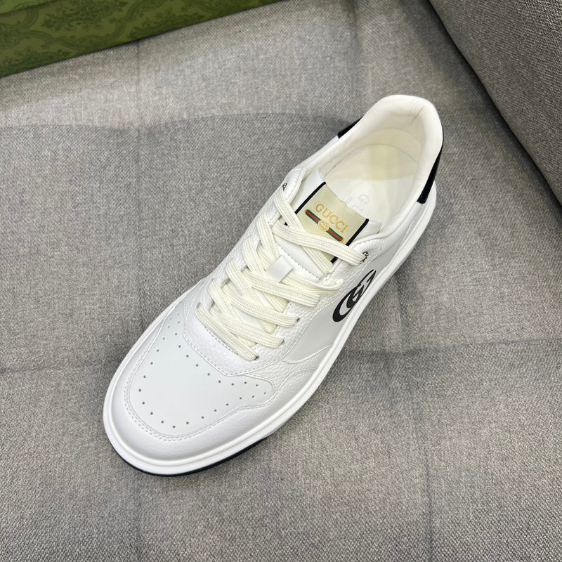 Gucci sneakers detailed view showing premium designer craftsmanship