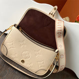 Clean-Lined crossbody bag carried on shoulder 16