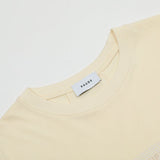 Close-up detail shot of Rhude luxury clothing with logo-detail design