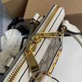 Styled lifestyle shot of structured chic women's handbag – women's statement bag