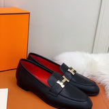 Hermes shoes Style 387 - back heel detail (alternate angle)