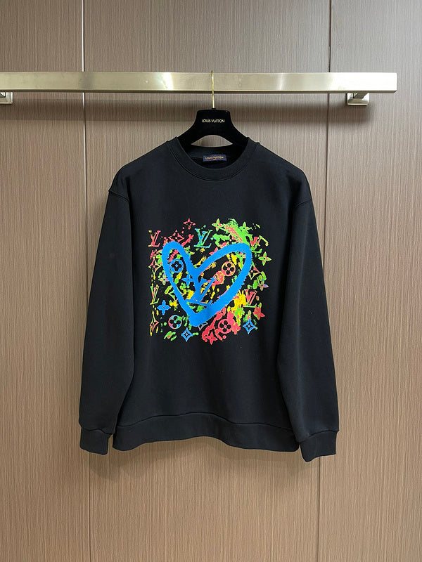 Back view of Louis Vuitton luxury clothing with relaxed-fit cut