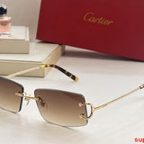 Side view of Cartier unisex sunglasses