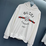 Back view of Gucci luxury clothing with logo-detail design