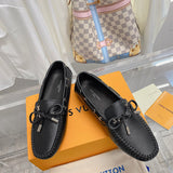 Louis Vuitton shoes Style 335 - styled lifestyle view (alternate angle)