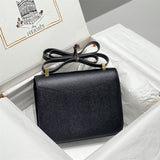 Streamlined bag shown from front angle