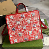Back view of statement premium women's handbag – women's designer-style accessory