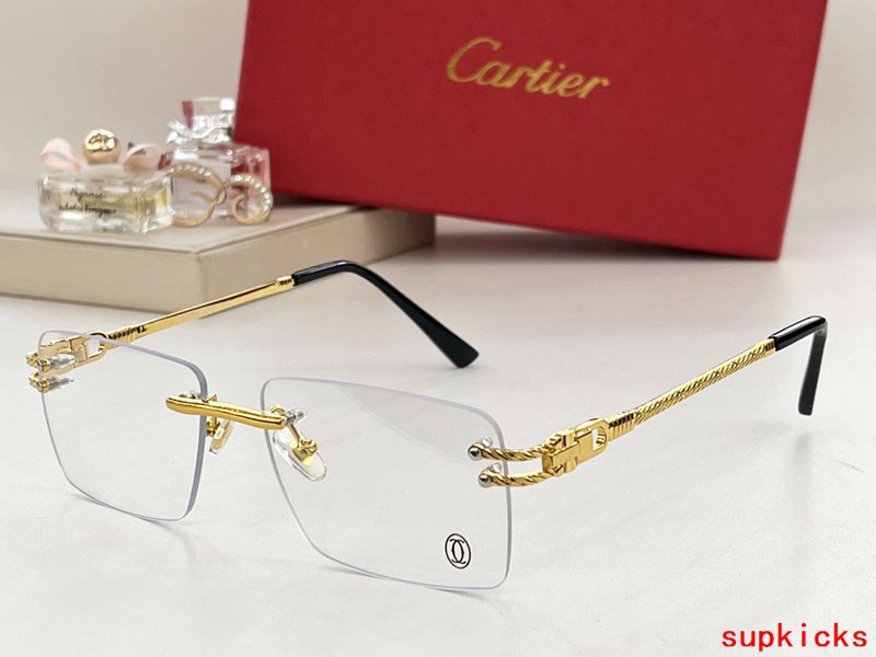 Side view of Cartier unisex sunglasses