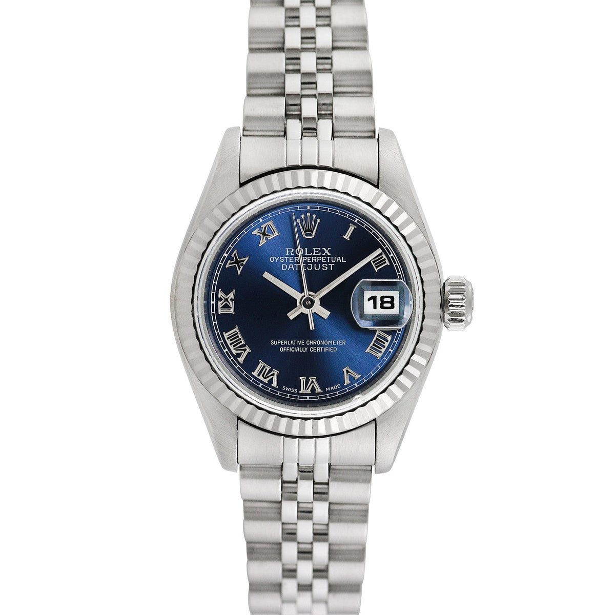 Side view of Rolex women's watch