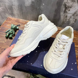 Gucci sneakers detailed view showing premium designer craftsmanship