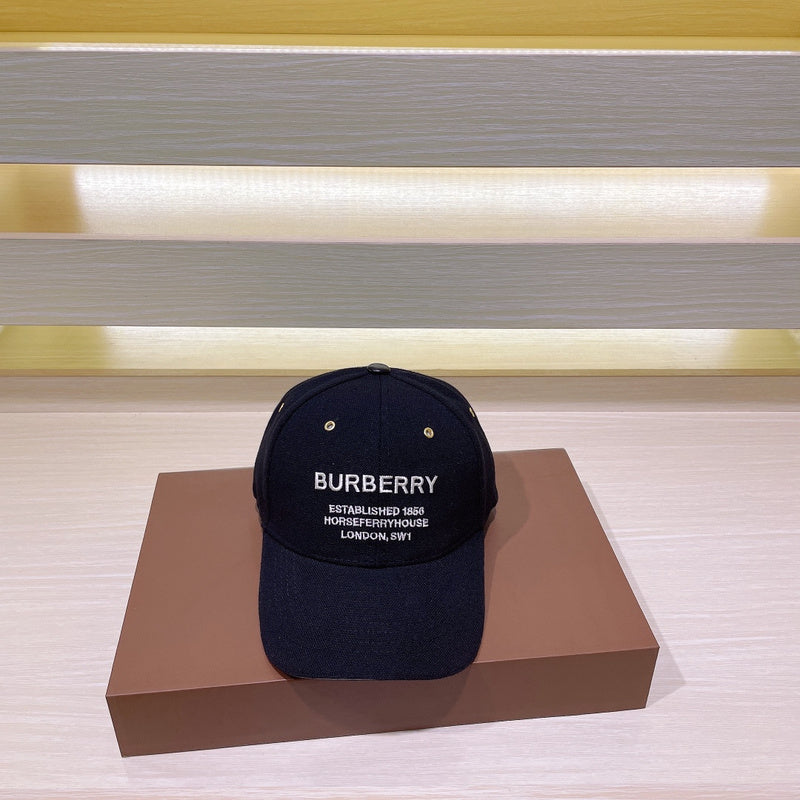Full view of Burberry unisex cap