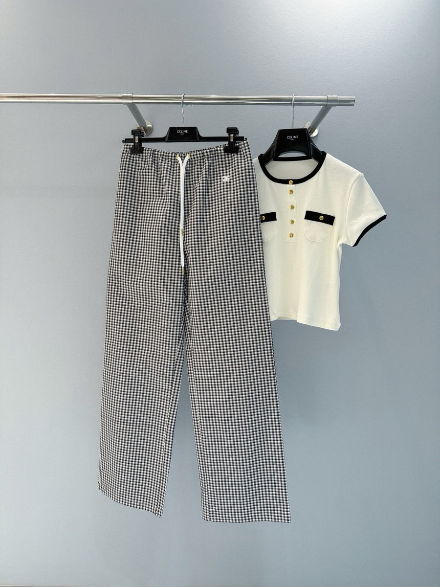 Celine Trousers – luxury designer piece with signature house detailing